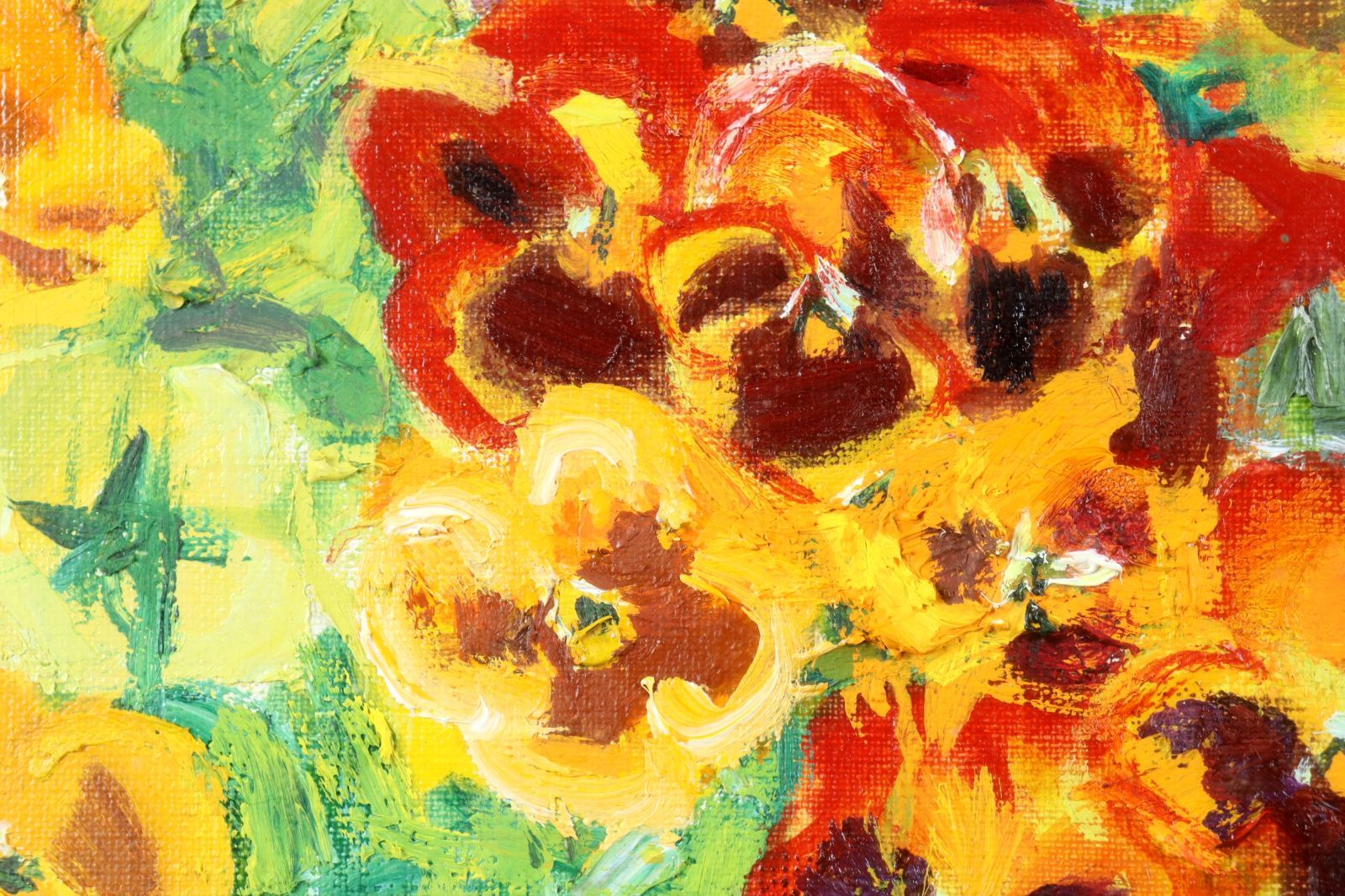 中原脩 「風」 油彩F10号 画面右下・キャンバス裏に本人直筆