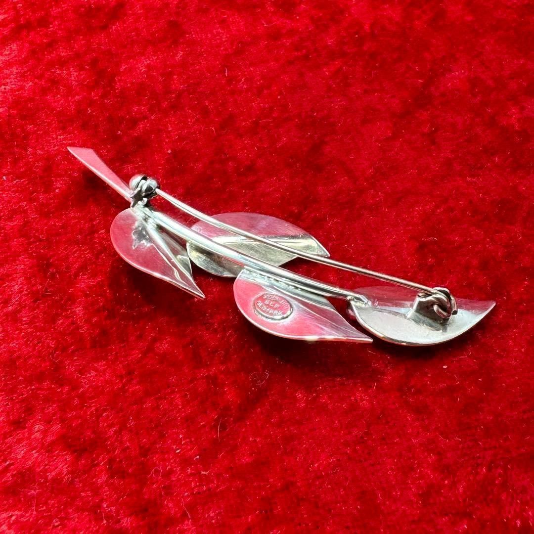 北欧ヴィンテージシルバーブローチ STERLING DENMARK SCF刻印 - メルカリ