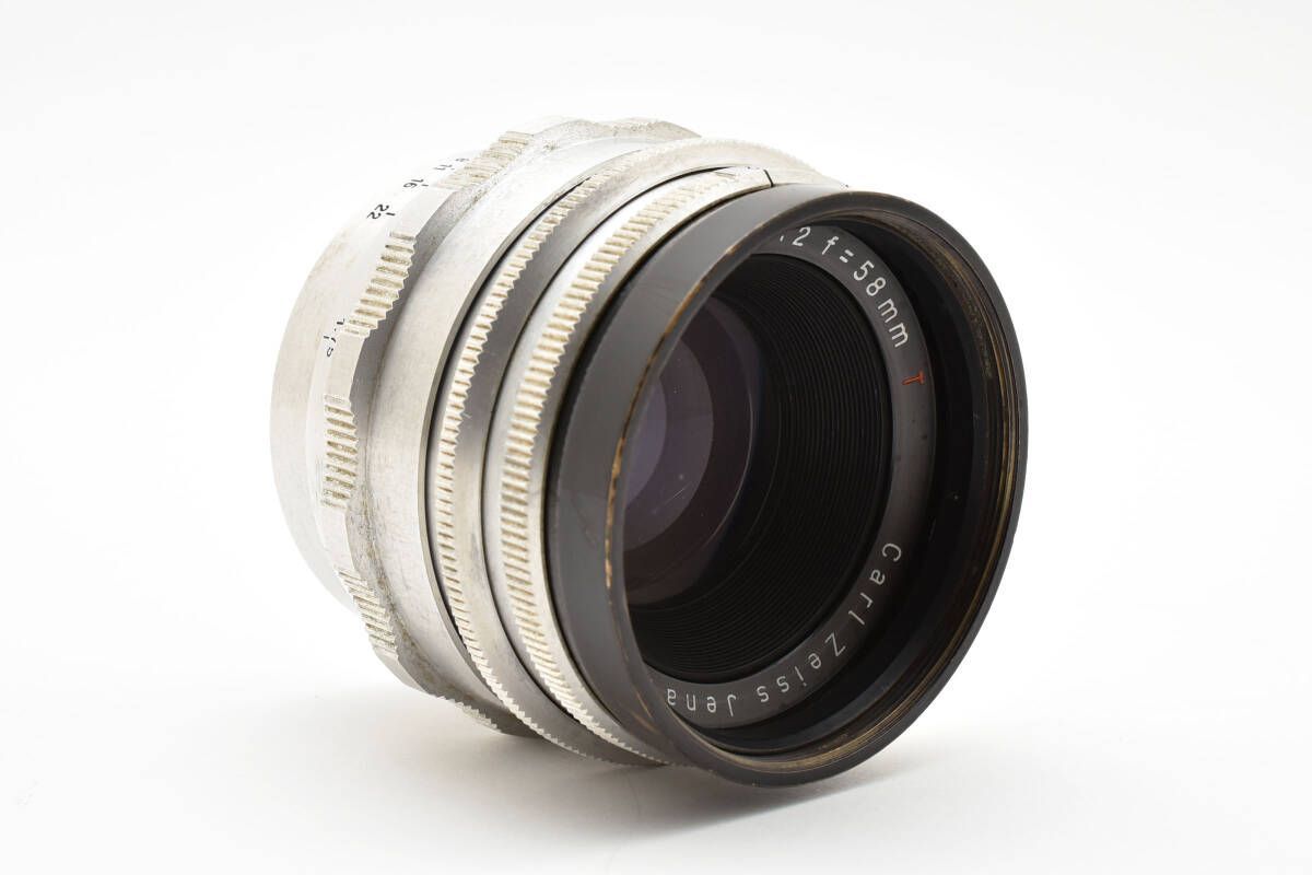 ☆希少品☆カールツァイス Carl Zeiss Jena Biotar 58mm F2 赤T