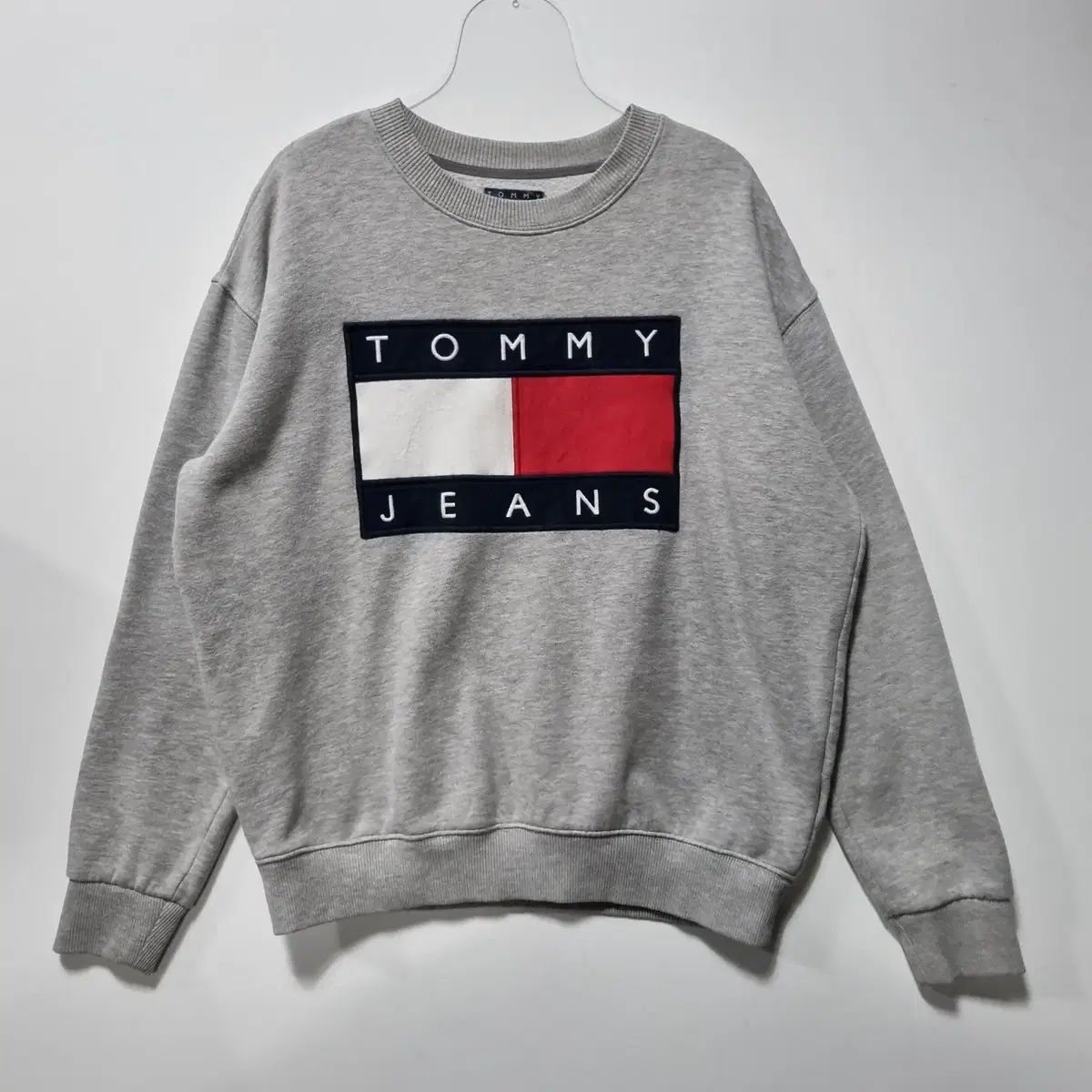 Tommy Hilfiger(トミーヒルフィガー) コットン ビッグフラッグ クルーネック パーカー XS 25030414