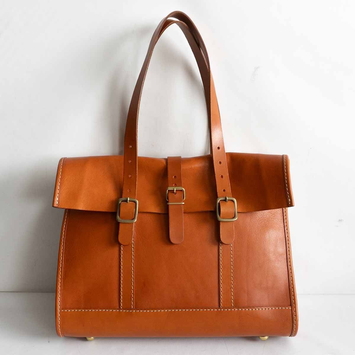 美品】 HERZ 【ロールトップトート(T-4)】 バッグ レザー 鞄 ヘルツ