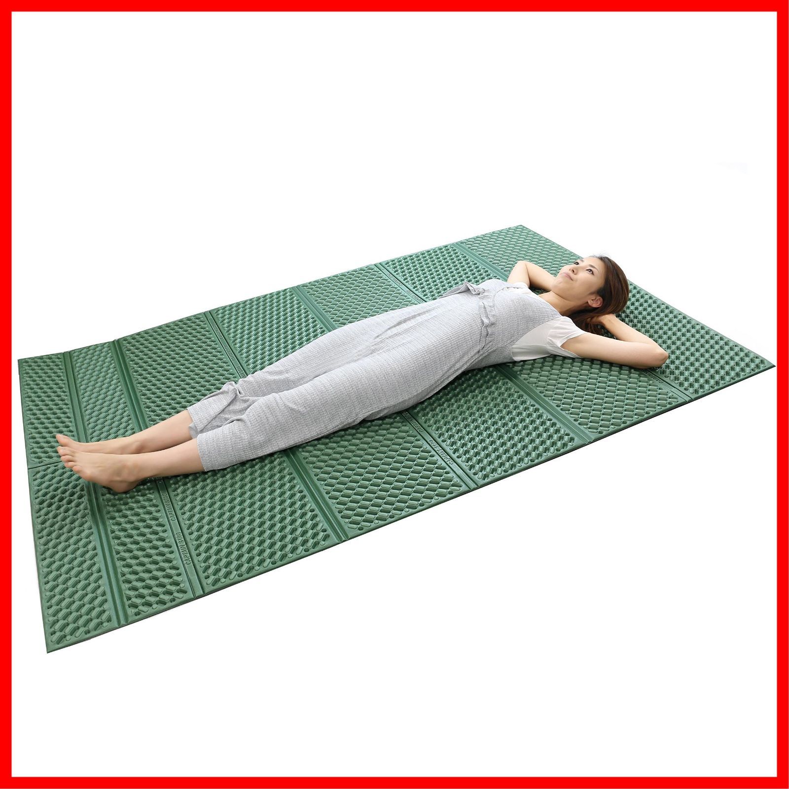 キャプテンスタッグ EVAフォームマット(ダブル)140×217cm 2点セット