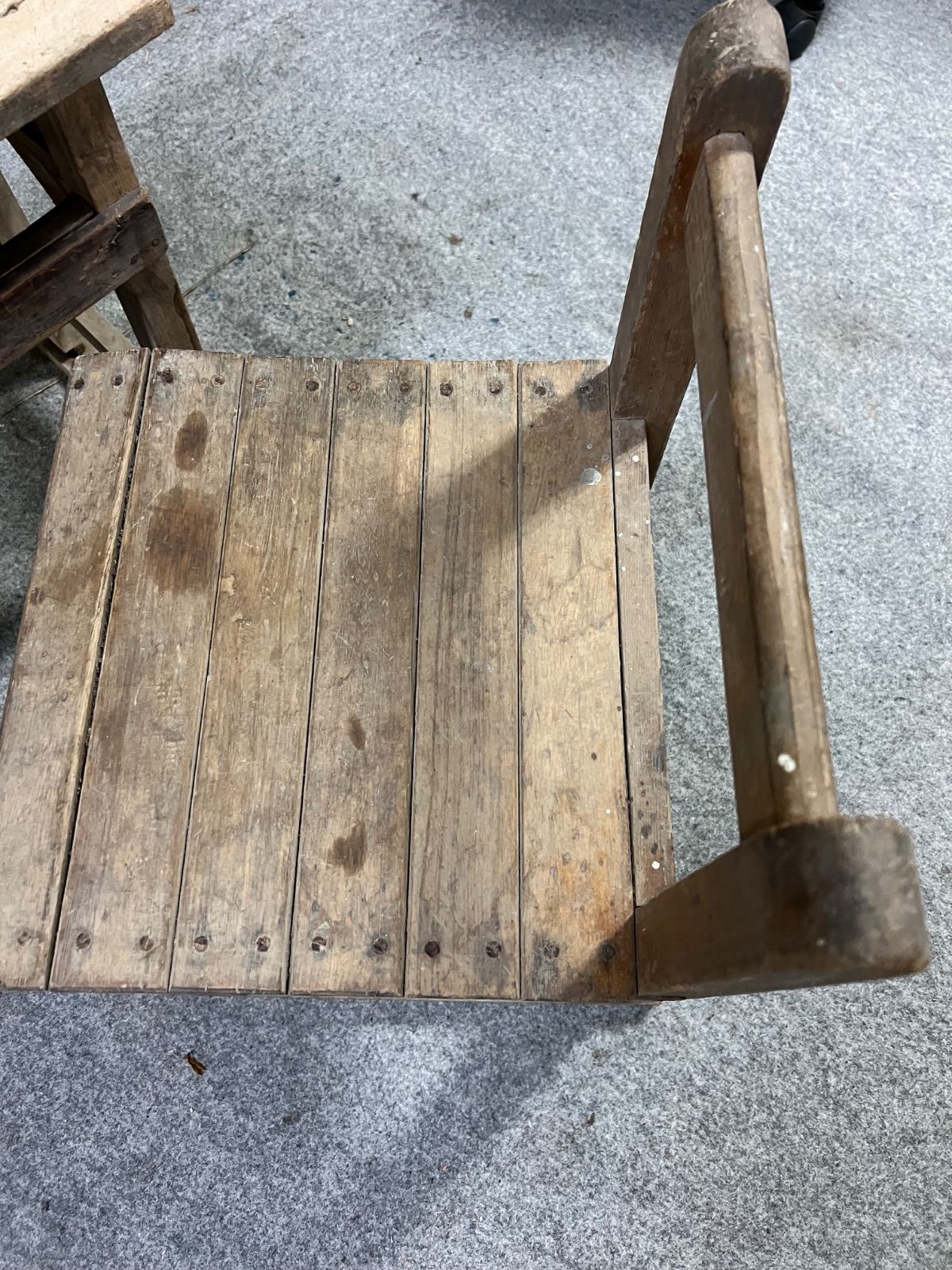 【送料込】近藤木工　ライティングビューロ　アンティーク　レトロ　ブラウン 送料込】近藤木工 ライティングビューロ アンティーク レトロ