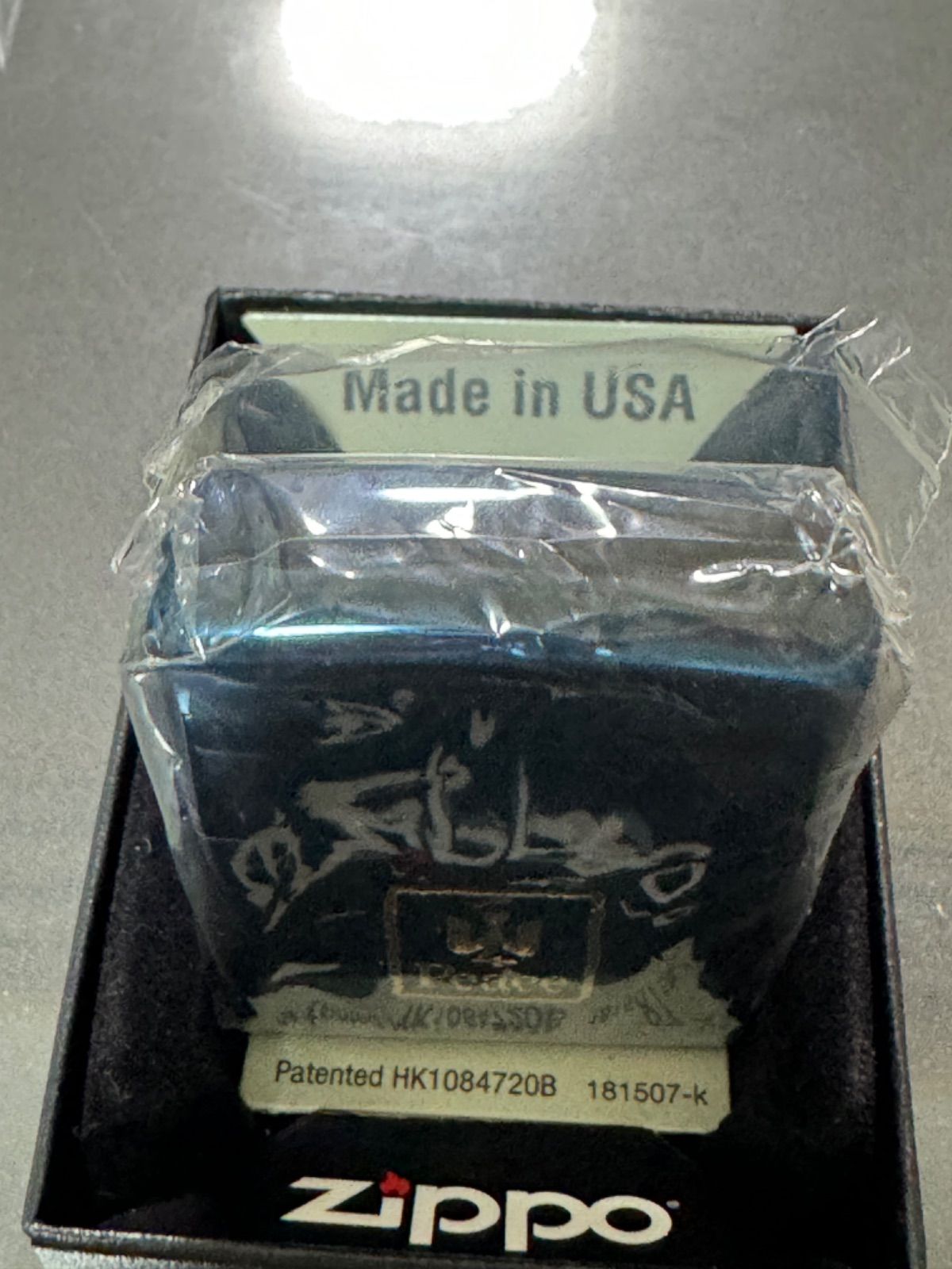 zippo Peace Acoustic BLUE TITAN 限定品 ピース アコースティック 