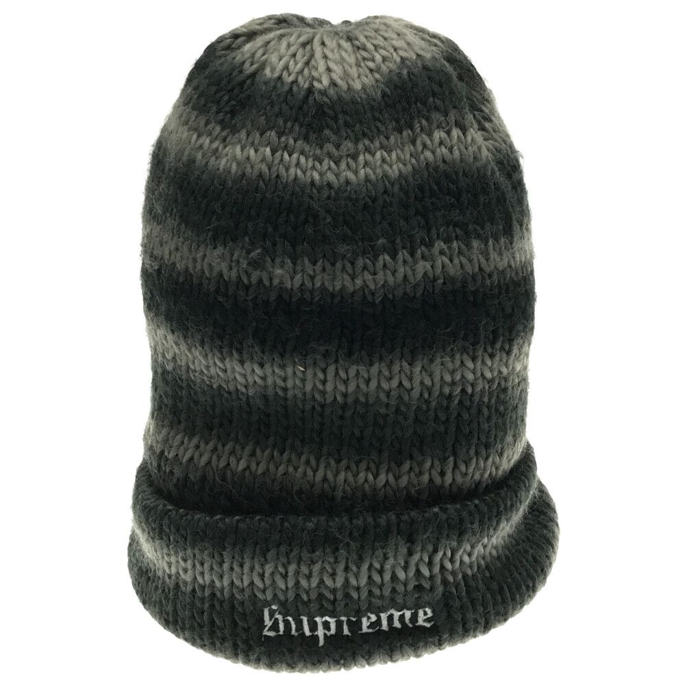 Supreme Ombre Stripe Beanie ブラック 22aw SUPREME (シュプリーム) 22AW Ombre Stripe Beanie オンブレ