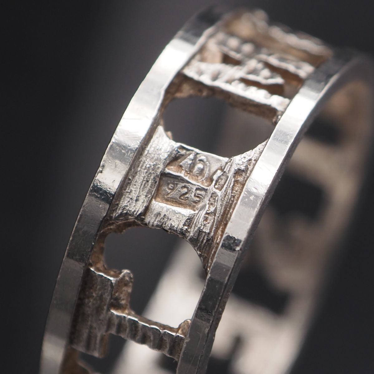 高品質 ヴィンテージ A159 925刻印 デザイン 地名 MONTSERRAT リング アクセサリー