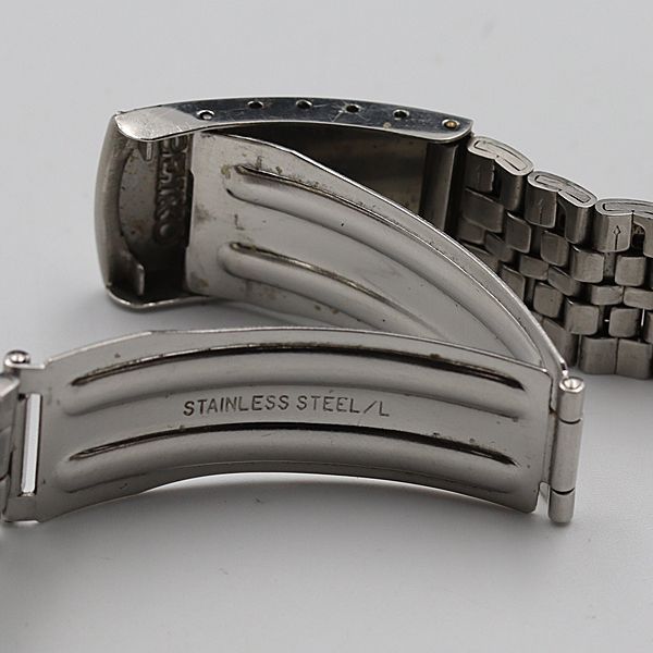 セイコー 純正ベルト ブレス シルバーカラー 18mm用 メンズ