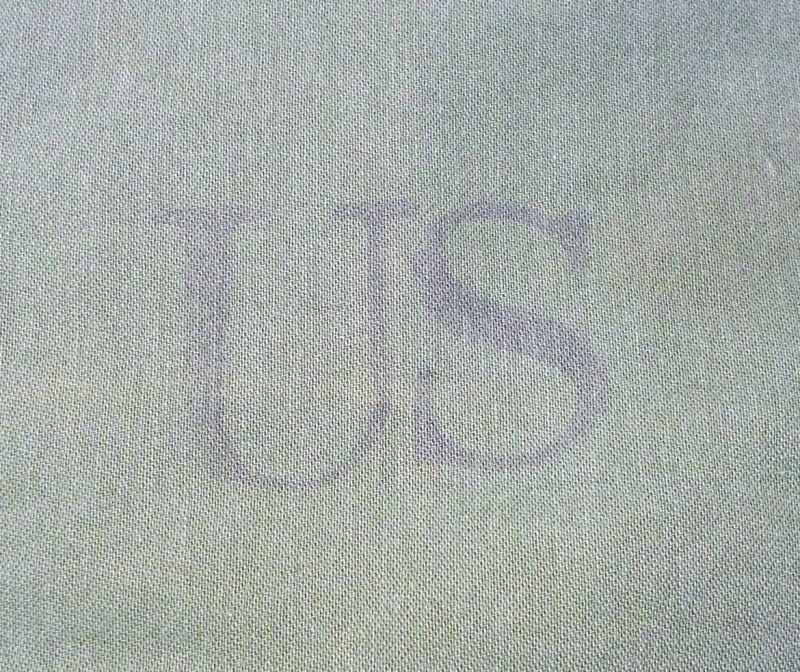 実物米軍ランドリーバッグ 手振りミシン刺繍 ロードランナー柄