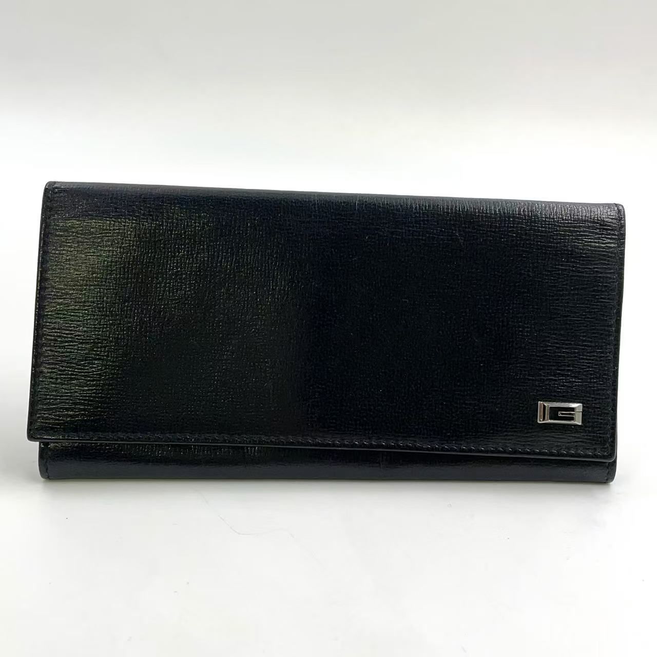 【鑑定済み】GUCCI ブラックレザー 長財布 GUCCI ブラックレザー 財布 GUCCI 長財布 財布｜Yahoo!フリマ