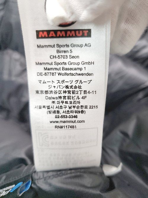 ◇ MAMMUT マムート ダウン 長袖 Xeron IN Hooded Jacket サイズS レッド メンズ P  【1404040019470】