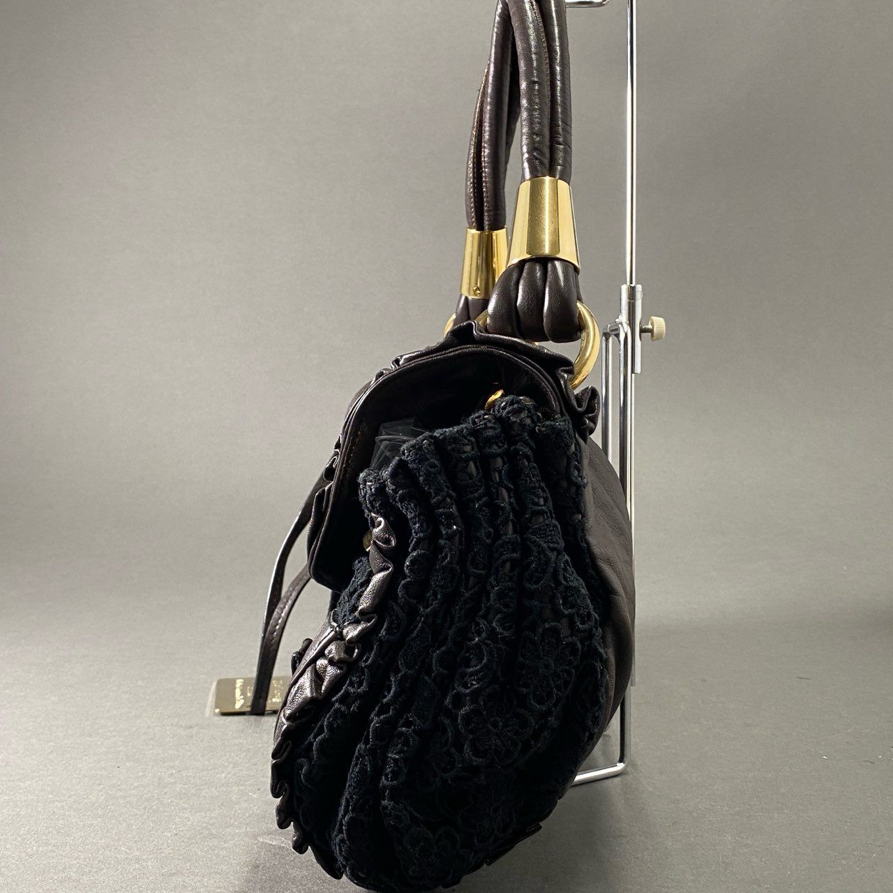 DOLCE&GABBANA レザー ワンショルダーバッグ