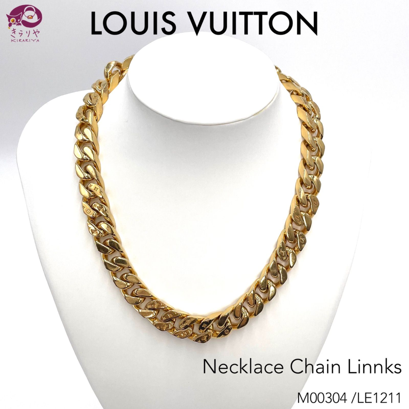 Louis Vuitton Chain links necklace (M00304)