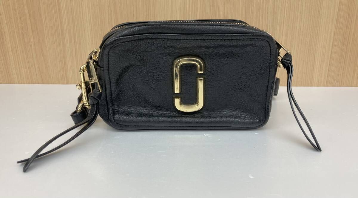 MARC JACOBS マークジェイコブス ショルダーバッグ カメラバッグ ザ ソフトショット レザー ブラック 通年