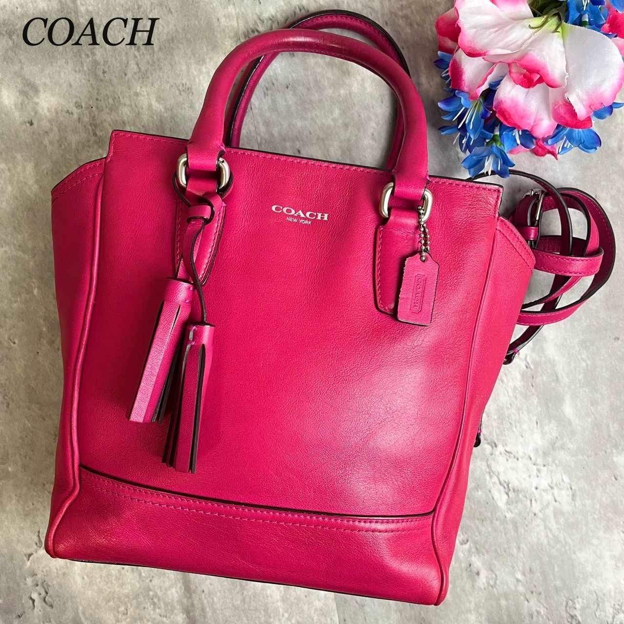 ✨良品✨COACH コーチ 2way ショルダーバッグ トートバッグ 