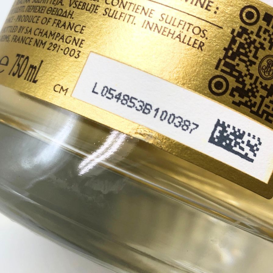 Cristal 2015 750ml【ラベル汚れあり】 箱付】2015 ルイ・ロデレール クリスタル・ボックス / ルイ