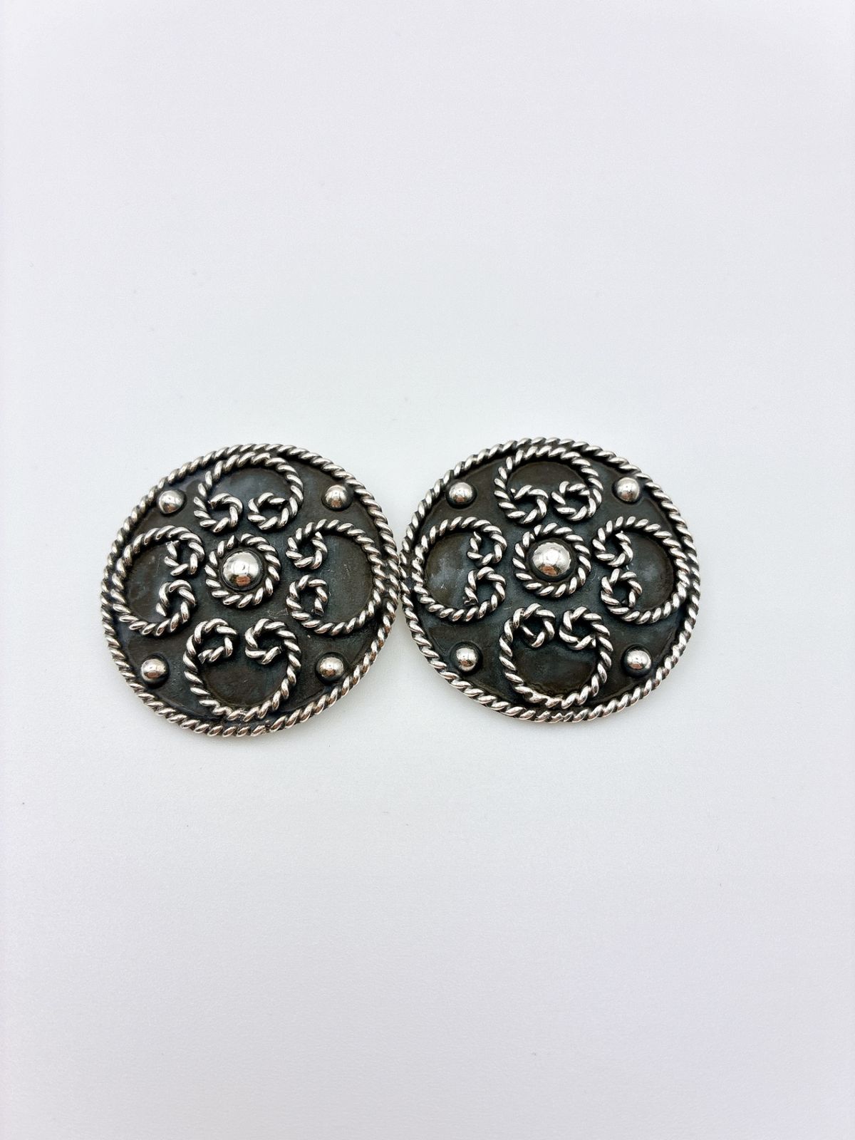 メキシカンジュエリー　silver925 Mexican vintage Chain Link Bracelet Silver925 メキシカン