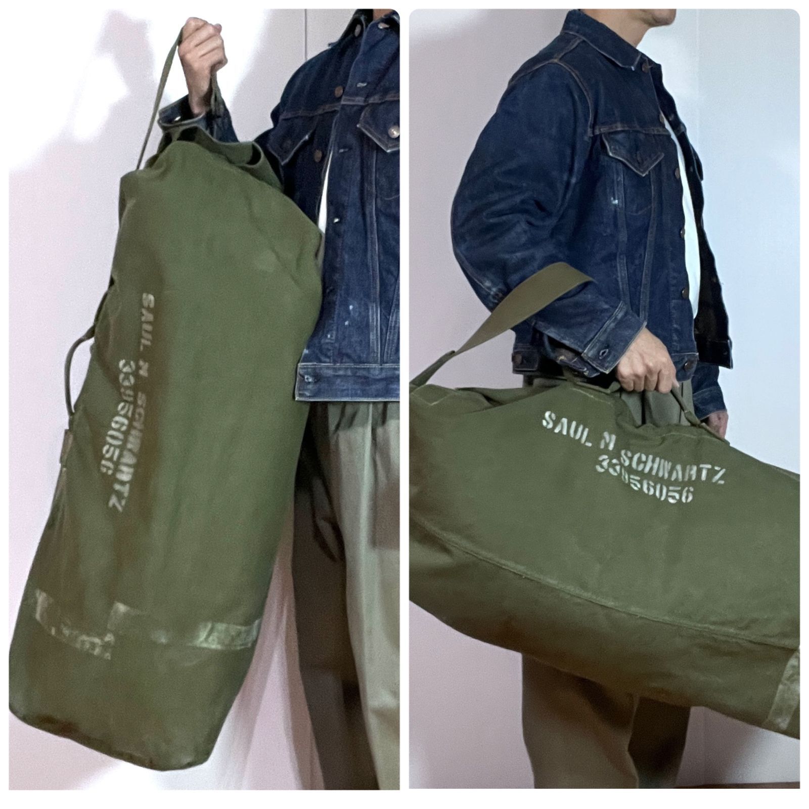 1940s WW2 米軍 実物 U.S.ARMY USステンシル ヴィンテージ 大型
