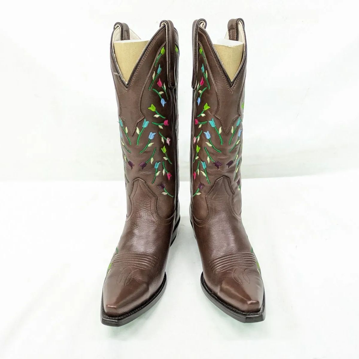  LANE fiine boots Falling Tulips ウェスタンブーツ カウボーイ US 6 23-24 cm相当 ウエスタンブーツ ブーツ