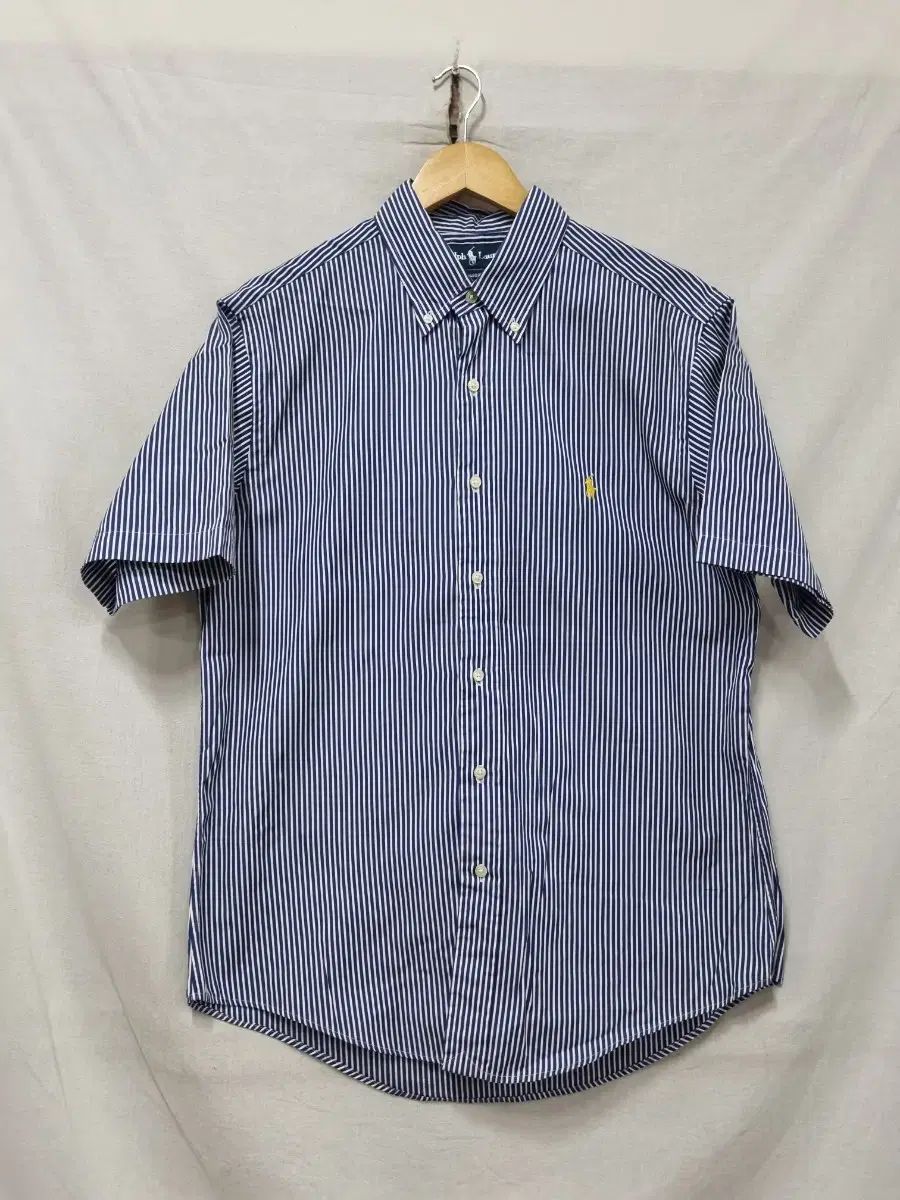 【雷市場（ポンジャン）商品韓国直送】 ポロ Ralph Lauren(ラルフローレン) ストライプ B 半袖 シャツ 40 （ 100 105 ）