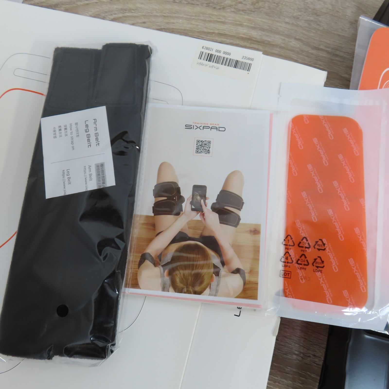 SIXPAD Leg Belt 未使用 Gel sheet 2枚+3枚 【公式通販】