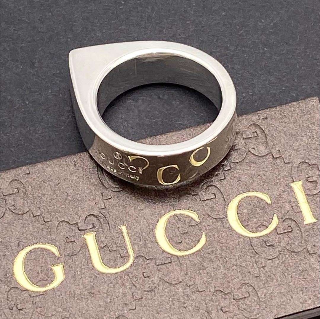 ✨GUCCI グッチ 希少 廃盤モデル シルバーリング 11号 正規品 美品 