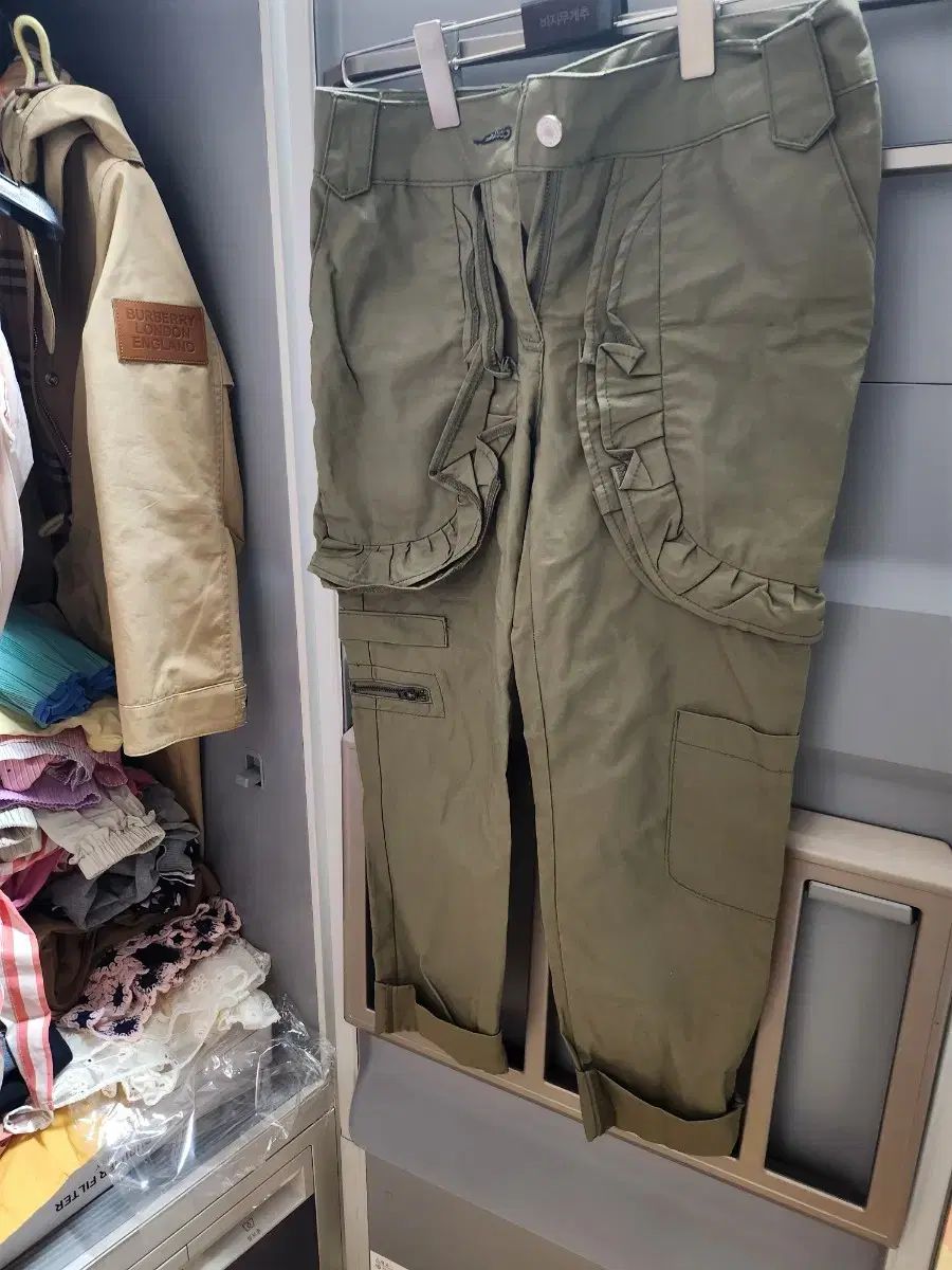 パラスパレス コットンストレッチワイドチノパンツ 3 ジッパーフライ