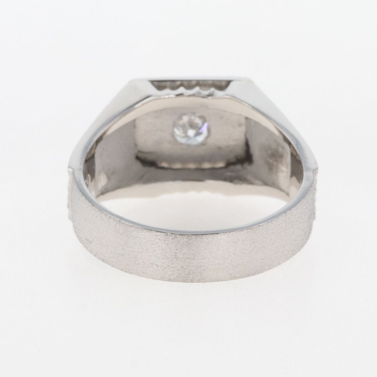 ダイヤモンド デザインリング プラチナ 指輪 リング 17号 Pt850 