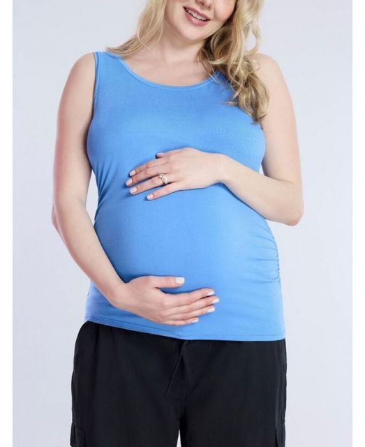 売れ筋商品|||マザーフッドマタニティ カットソー トップス レディース Maternity Scoop Neck Side-Ruched Tank Top - Motherhood Black 71e2kK4qtdL.jpg