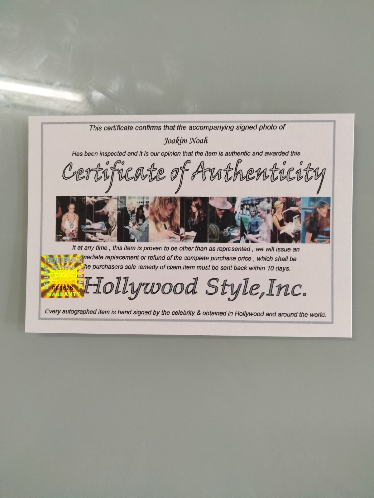 ジョアキム・ノア直筆サイン入り超 大型写真…Joakim Noah… - メルカリ