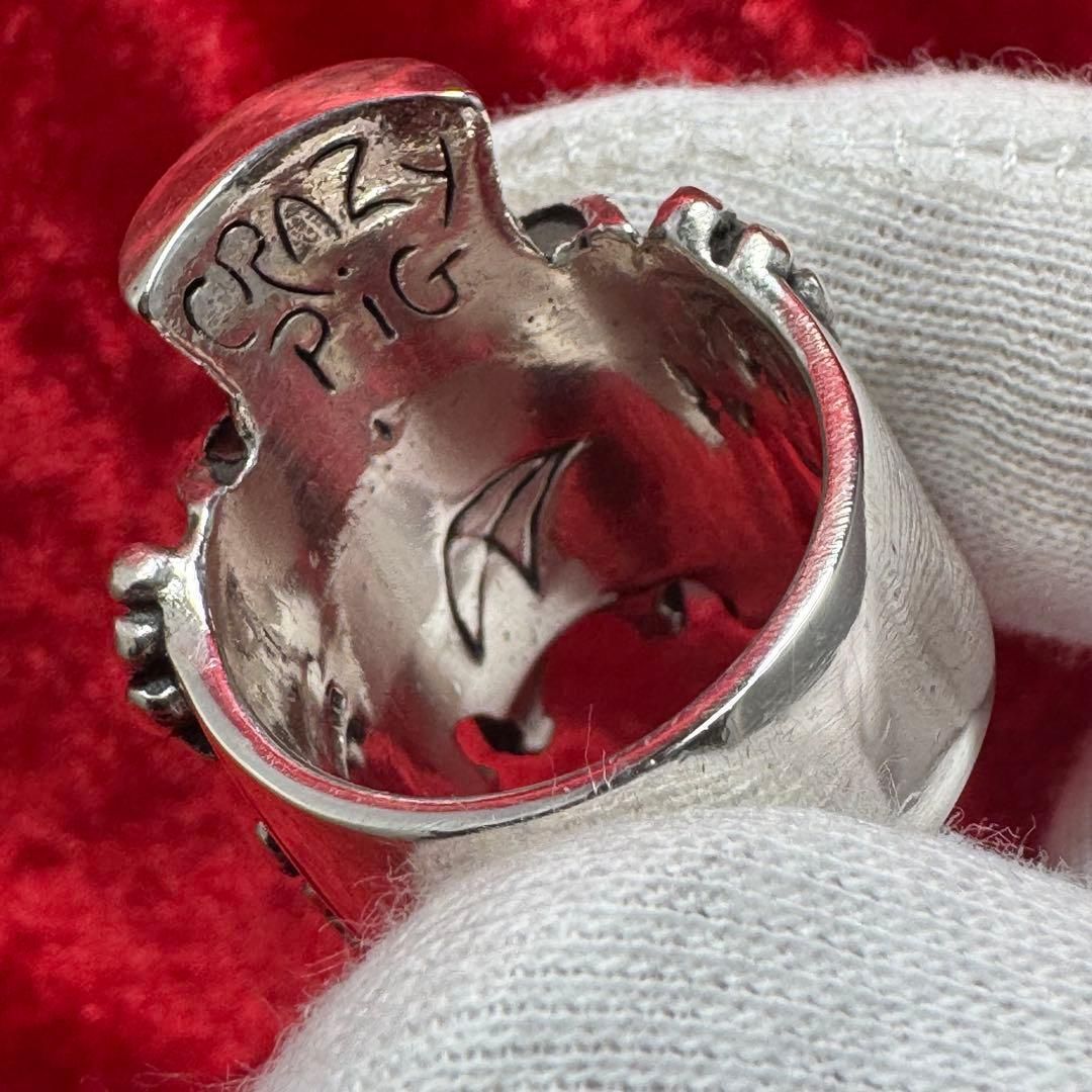 美品チーキーゴメスリングサイズ19.5号クレイジーピッグ/CRAZY PIG