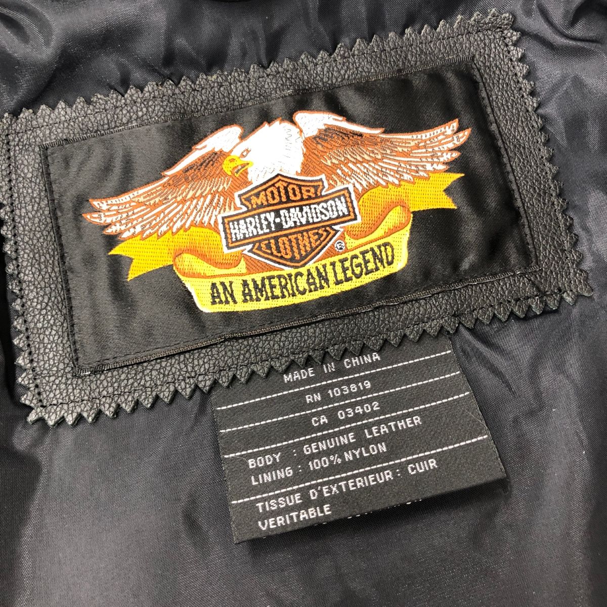 HARLEY DAVIDSON ハーレーダビッドソン シングル レザージャケット