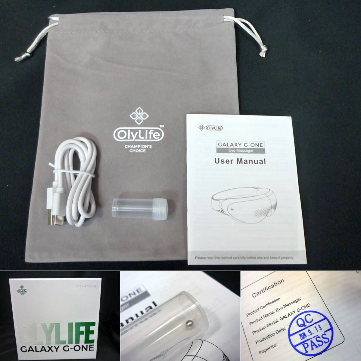 数回使用のみ 極美品 オリーライフ OlyLife GALAXY G-ONE