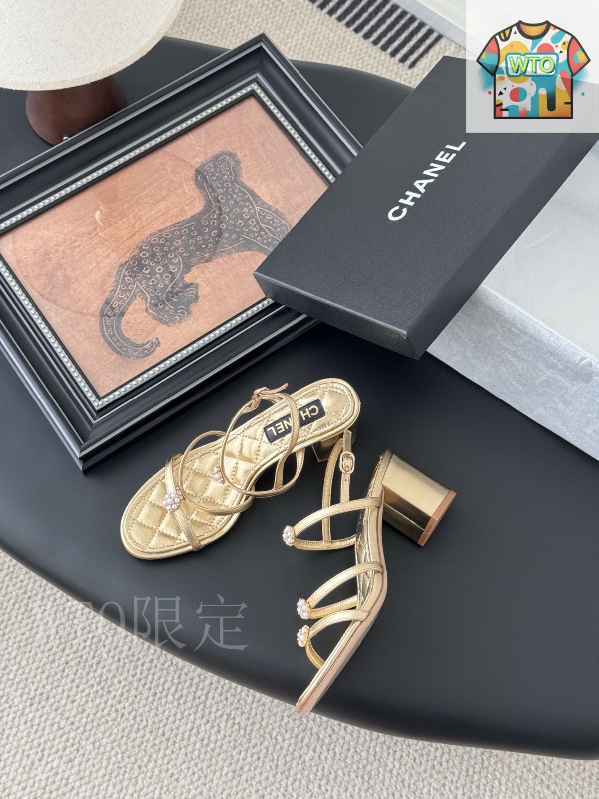【パールの輝きで上品映え♡】CHANEL 25A サンダル Chanel 25P 椿サンダル02-1 - メルカリ