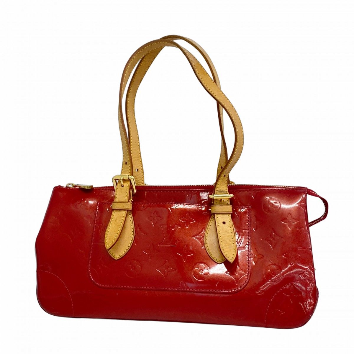 5md3892 ルイヴィトン ショルダーバッグ ヴェルニ ローズウッドアヴェニュー M93507 ポムダムール レディース