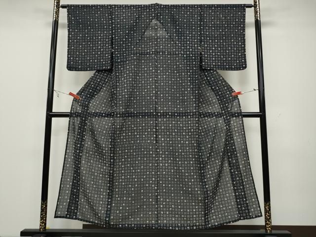 平和屋着物＊夏物　小紋　総レース　花　AABC6892jd 平和屋着物□訪問着 駒刺繍 草花文 暈し染め 金彩 正絹 逸品