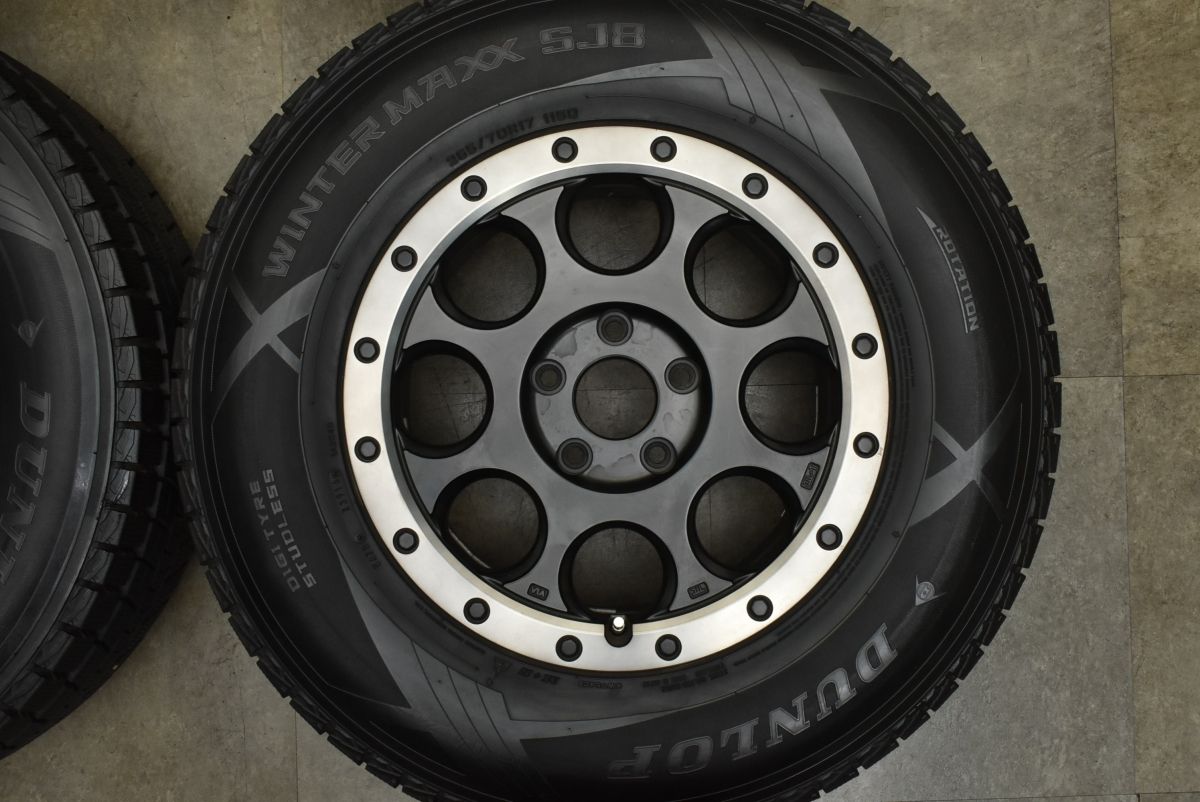 バリ溝】XTREME-J XJ03 17in 7.5J +40 PCD127 ダンロップ ウィンター 