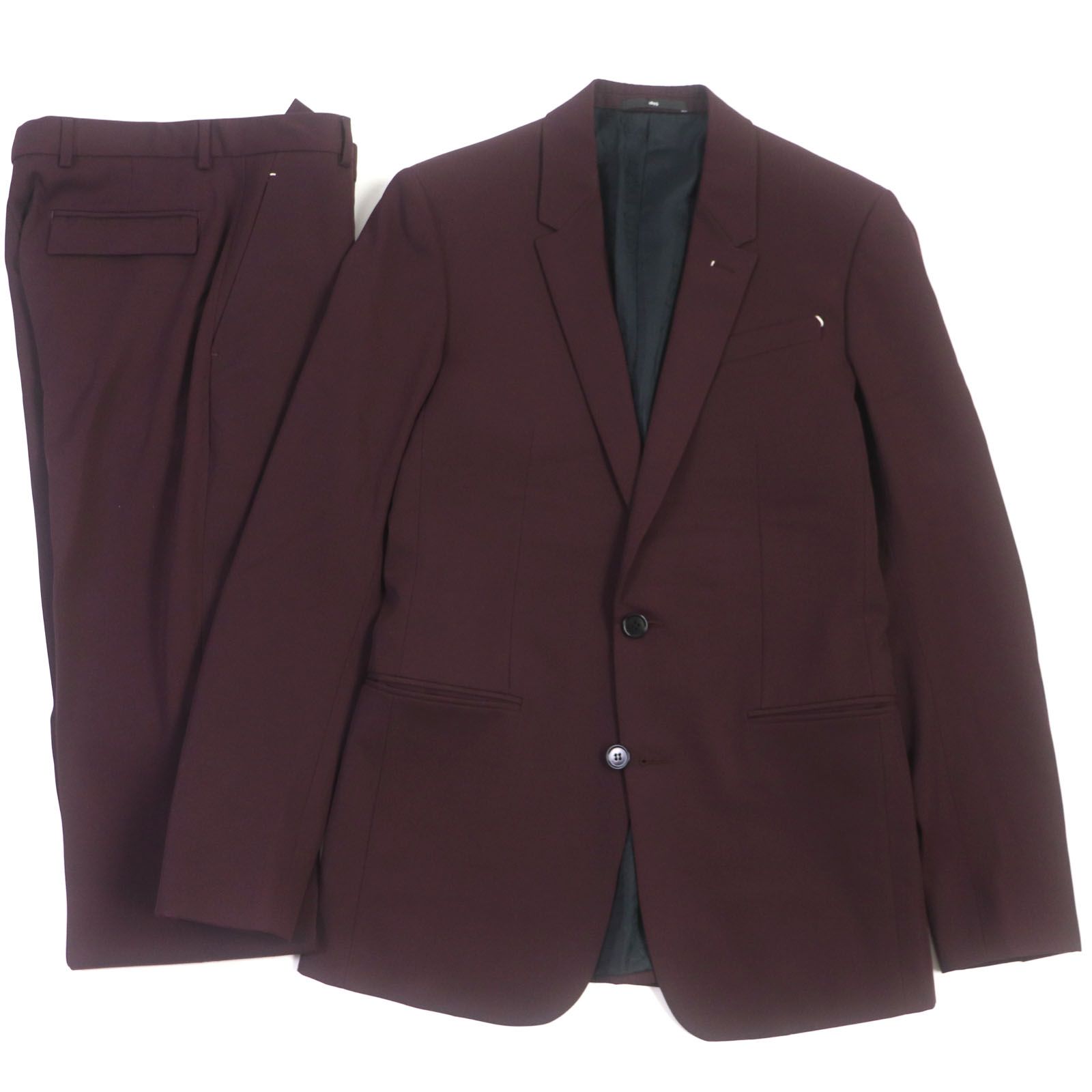 【美品】 EMPORIO ARMANIベロアセットアップスーツ46 美品】 EMPORIO ARMANIベロアセットアップスーツ46（EMPORIO