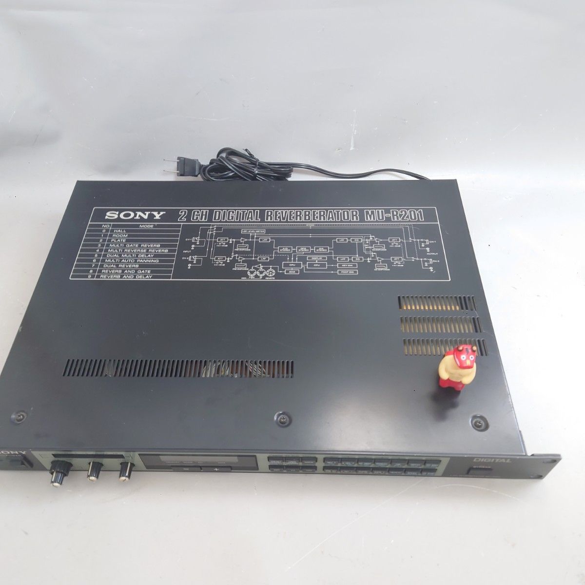 sony MU-R201 動作品 本体のみ 2チャンネル デジタルリバーブレーター デジタルリバーブエフェクト z-1758