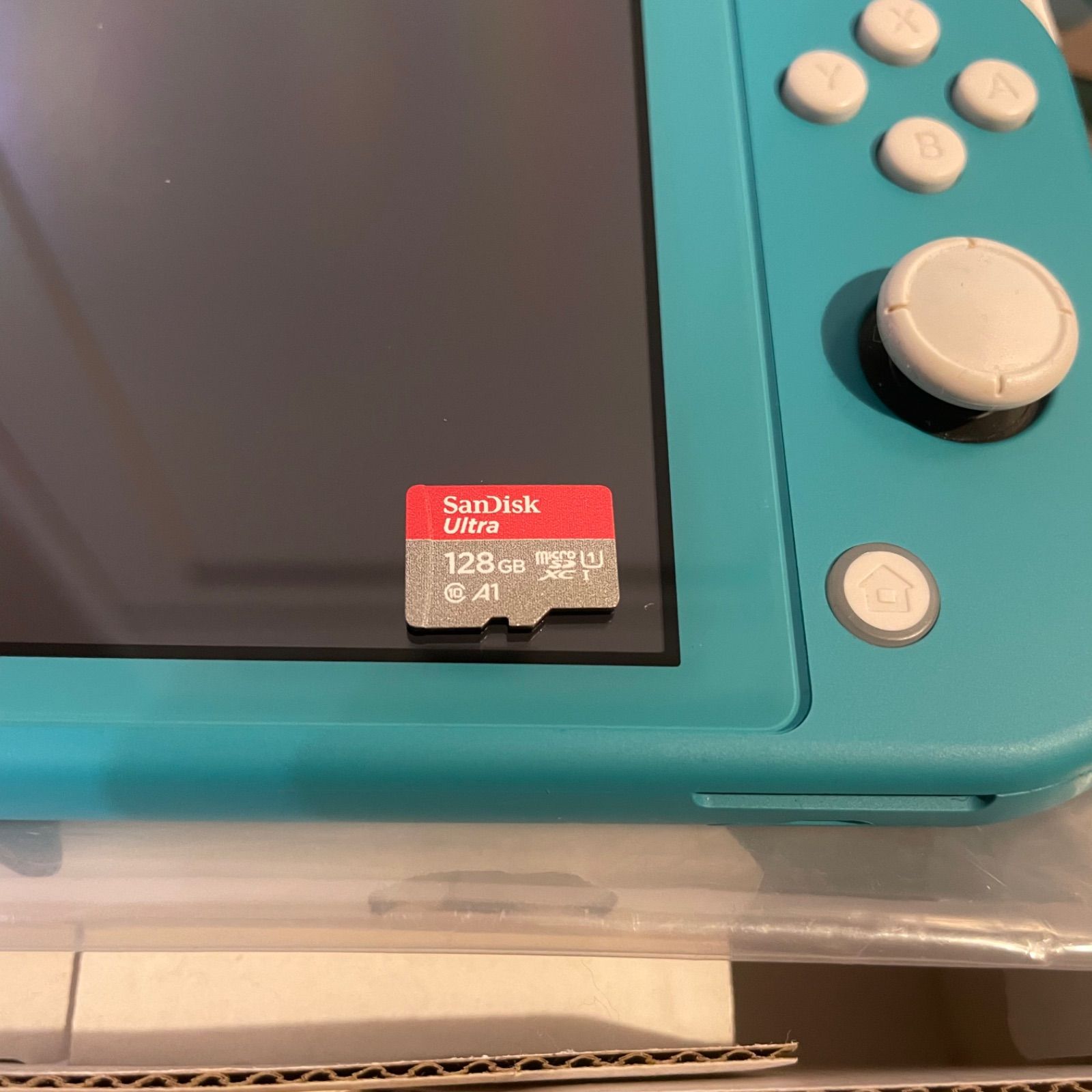 Nintendo Switch Lite ターコイズ microSDカード付き - メルカリ