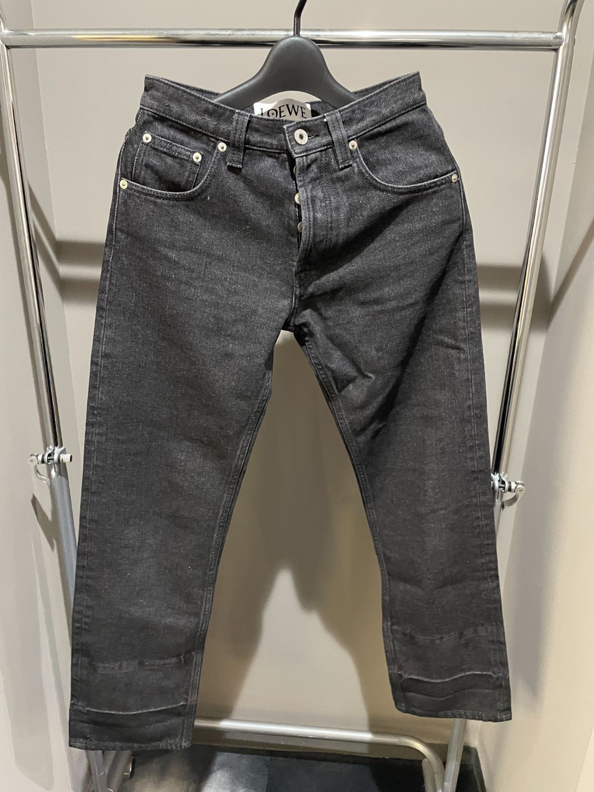 ロエベ デニムパンツ 折り返しデザイン D25060870