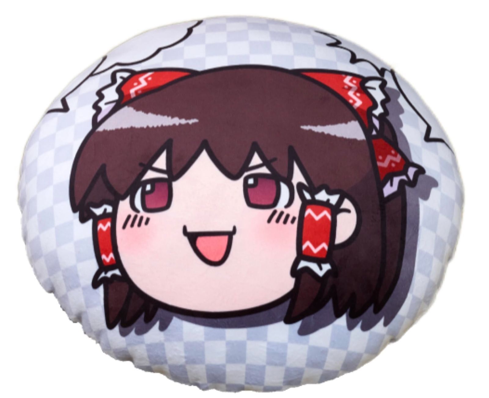 新品 東方*Project やわらかもっち～りクッション ～ゆっくりしていってね!!!～ 約40 公式プライズ (博麗霊夢)