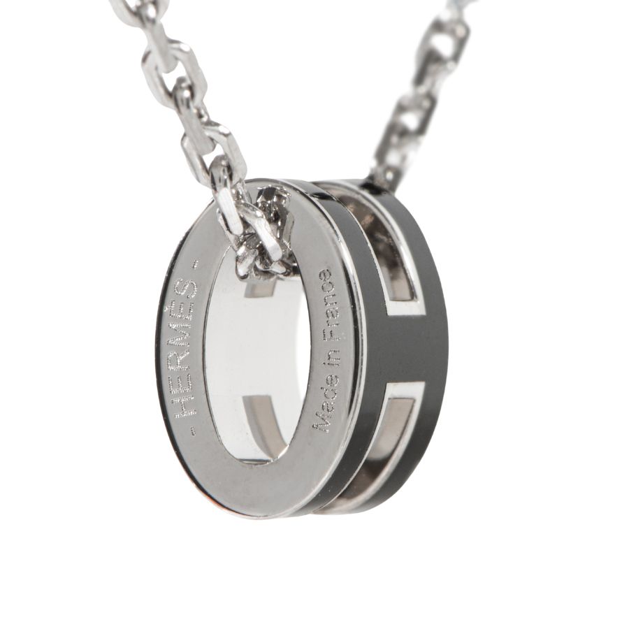 HERMES エルメス ミニ ポップH（アッシュ） ネックレス ペンダント  