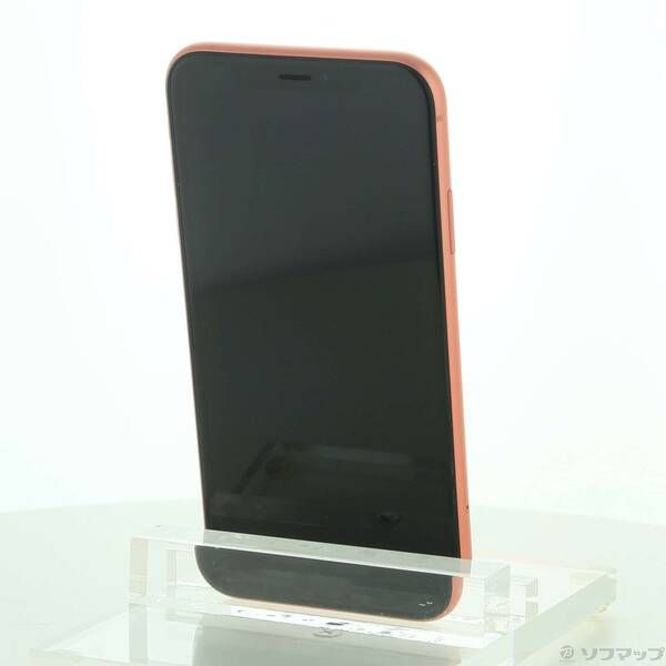 中古品〕 iPhoneXR 64GB コーラル MT0A2J／A SIMフリー【251