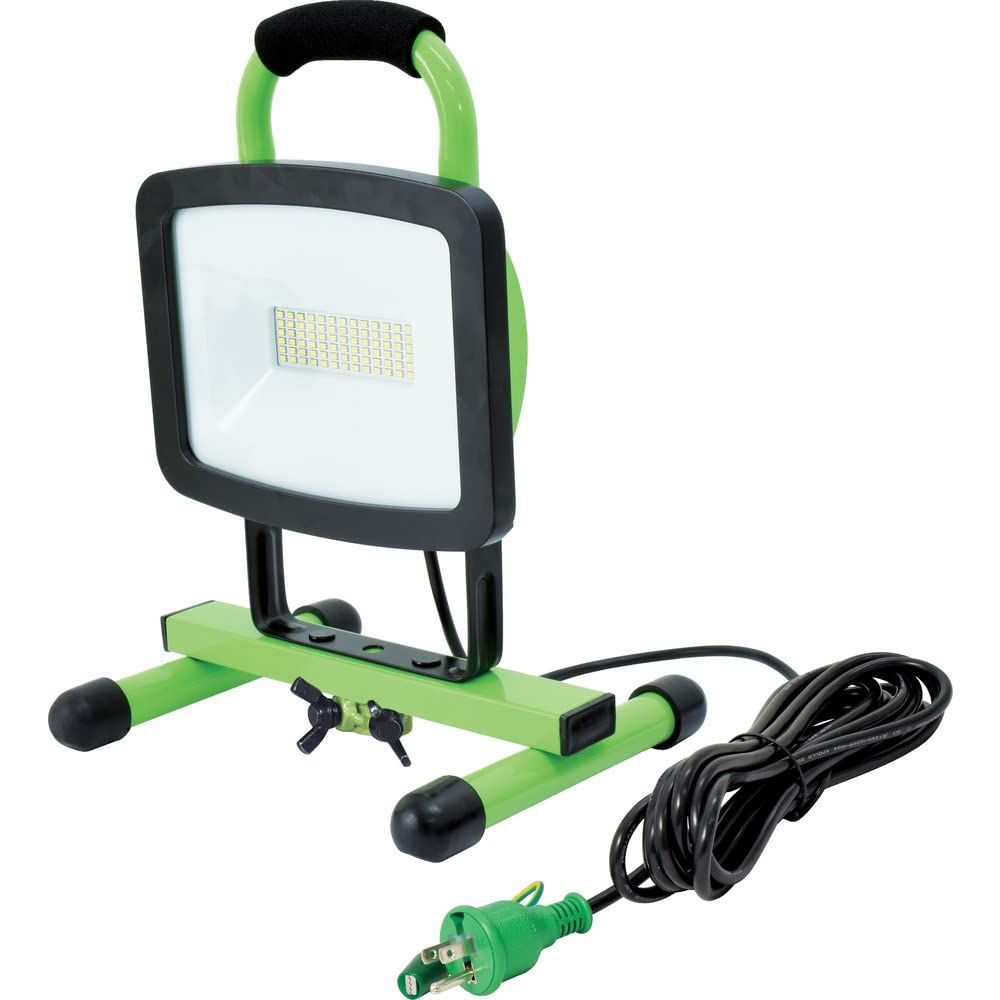 日動工業 作業用LED照明 パワーライト 60W 床スタンド式 屋外用 LEN-60S-3ME