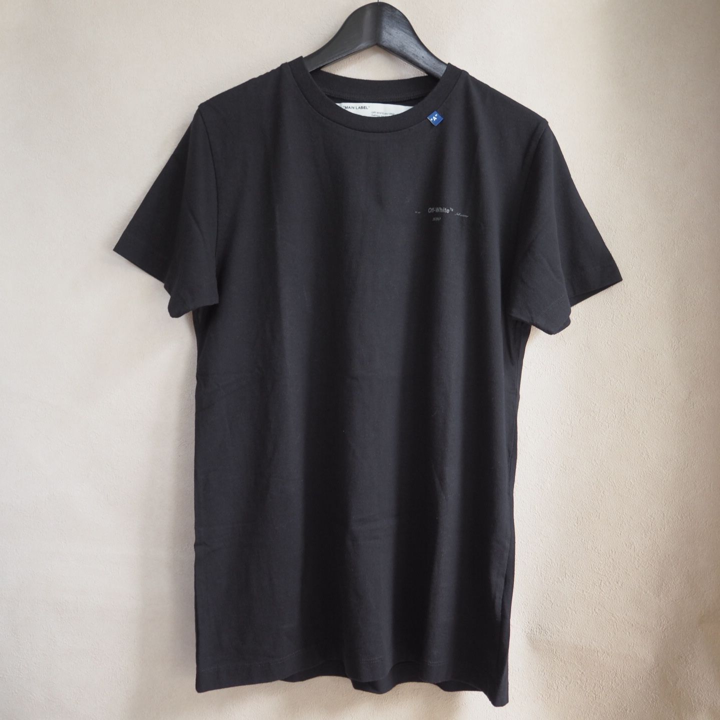 19SS美品☆ オフホワイト Off-White アロー ロゴ プリント コットン T 