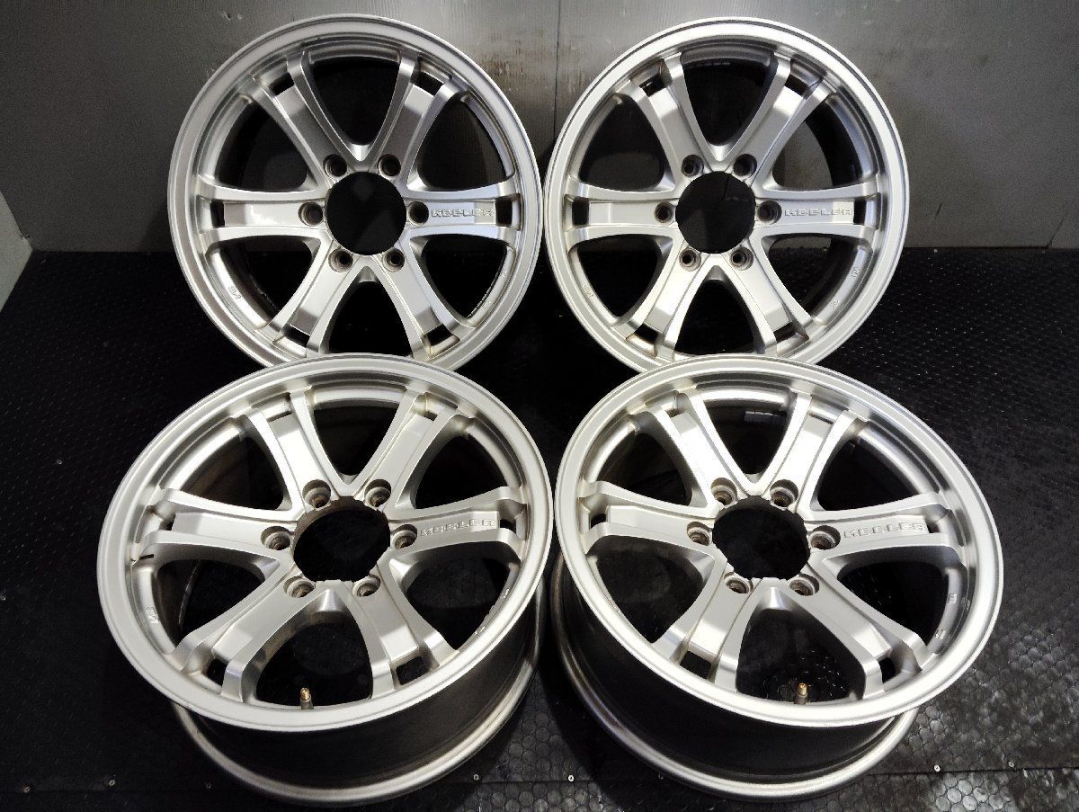 Weds KEELER ウェッズ キーラー 社外ホイール 17インチ 4本 7.5J6HPCD139.7+25 ランクルプラド ハイラックス等　(VHG400) Weds KEELER ウェッズ キーラー 社外ホイール 17インチ 4本 7.5