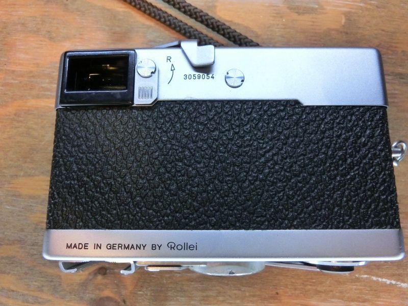 【完動品・美品】Rollei 35 ローライ35 シルバー　ドイツ製　露出計OK 中古】Rollei ローライ 35 シルバー コンパクトフィルムカメラ