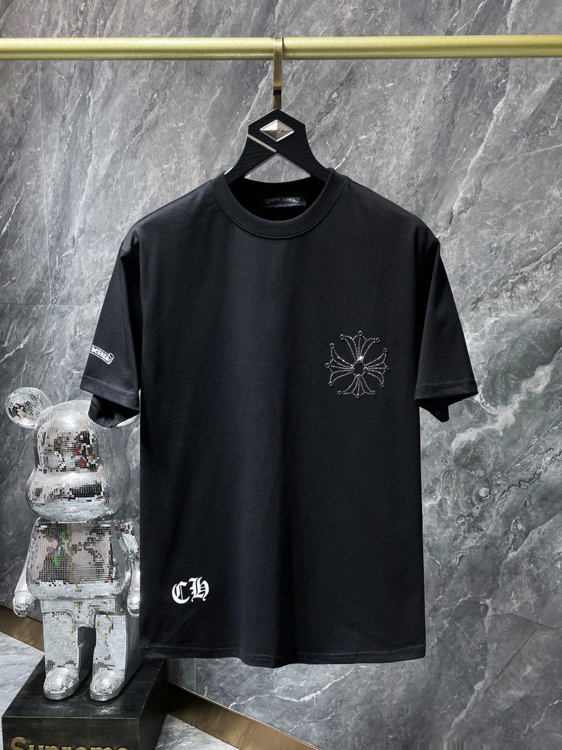 Tシャツ Chrome Hearts クロムハーツ クロムハーツ Ｔシャツ 半袖 春 夏 秋 通気性 並行輸入品 トップス プルオーバー メンズ レディース 男女兼用 カジュアル ストリートファッション かわいい お洒落 656