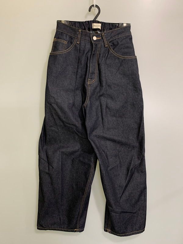 品 ESTUDIONIKSEN エスタジオニクセン RAW DENIM BALLOON JEANS デニム バルーンジーンズ 152-250920-ks-10-min