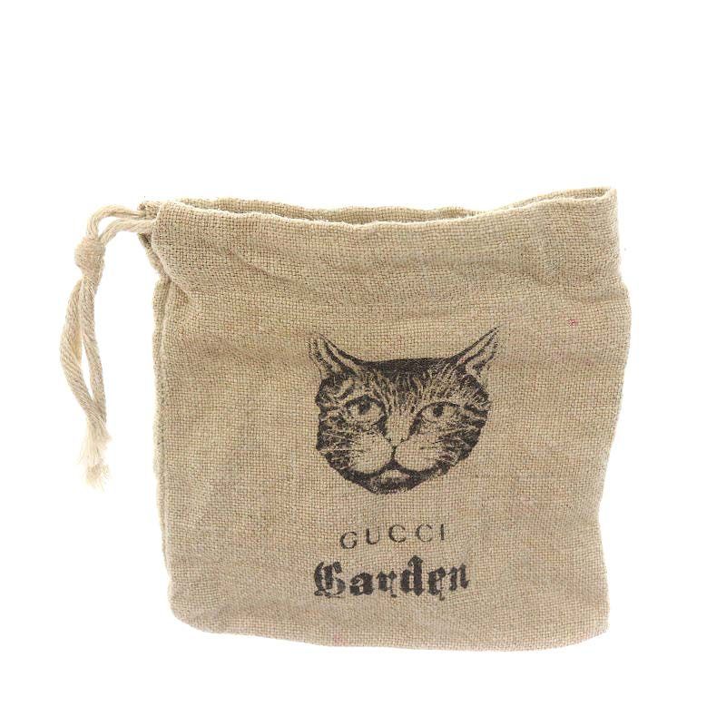 グッチ GUCCI GARDEN ガーデン ネコ 巾着 ポーチ 小物入れ